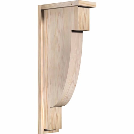 Ekena Millwork Alpine Smooth Corbel w/Backplate, Douglas Fir, 5 1/2"W x 12"D x 28"H COR06X12X28ALP01SDF